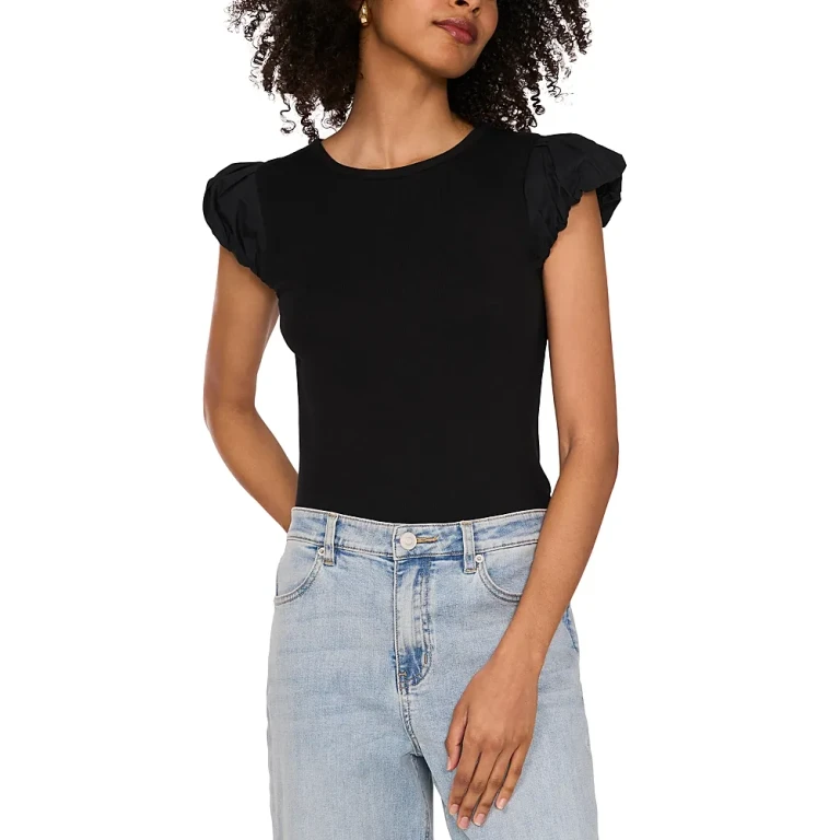 1.state Tulip Sleeve Knit Tee