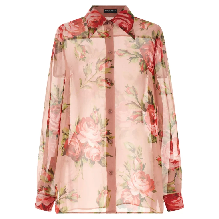 Dolce & Gabbana bouquet Rose Shirt