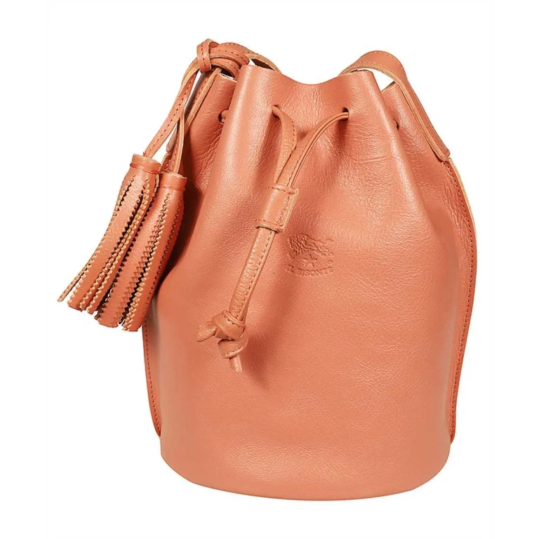Ferragamo Leather Bucket Bag