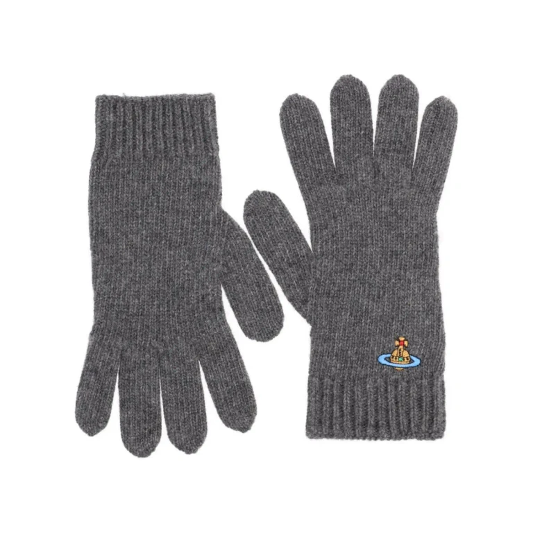 Vivienne Westwood Gloves With Orb Embroidery