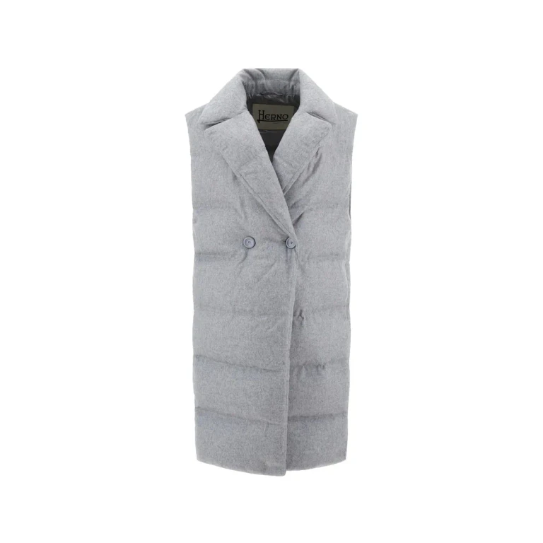 Herno Padded Long Gilet Coat