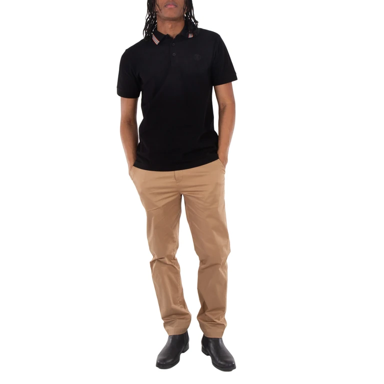 Burberry Icon Stripe Cotton Short Sleeve Polo Shirt