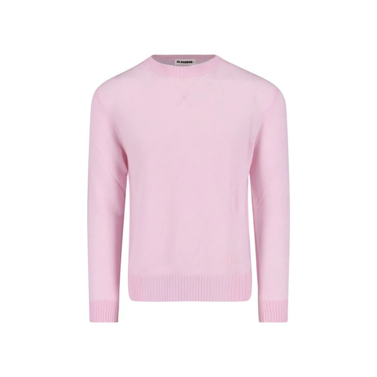Jil Sander Sweaters Pink Virgin Wool - Men