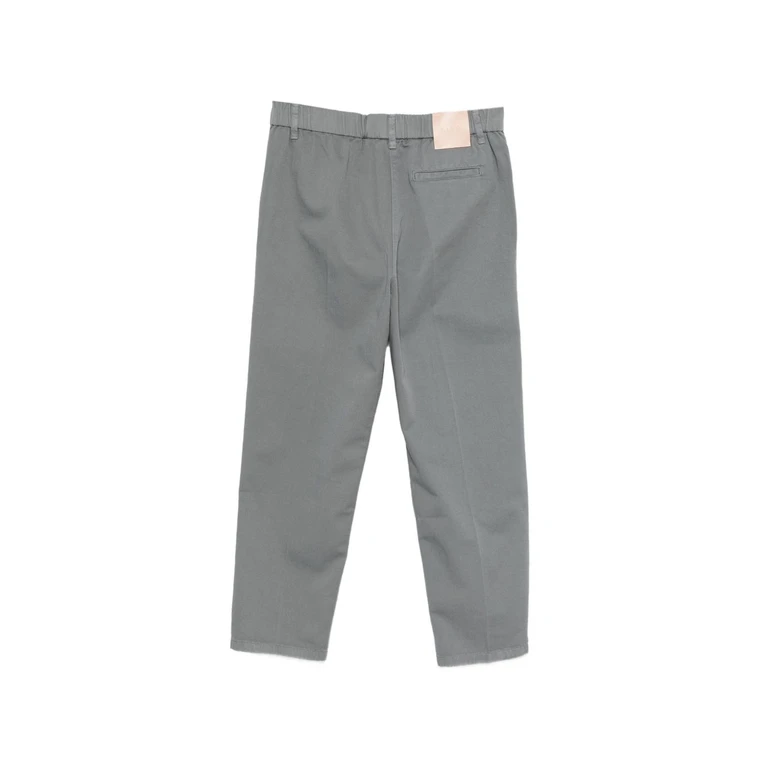 Alysi Trousers Grey Cotton - Women