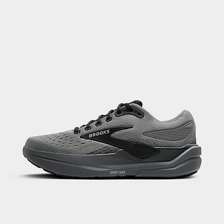 Brooks Men's Ghost Max 3 Running Shoes in Primer Grey/Ebony Size: 7.5