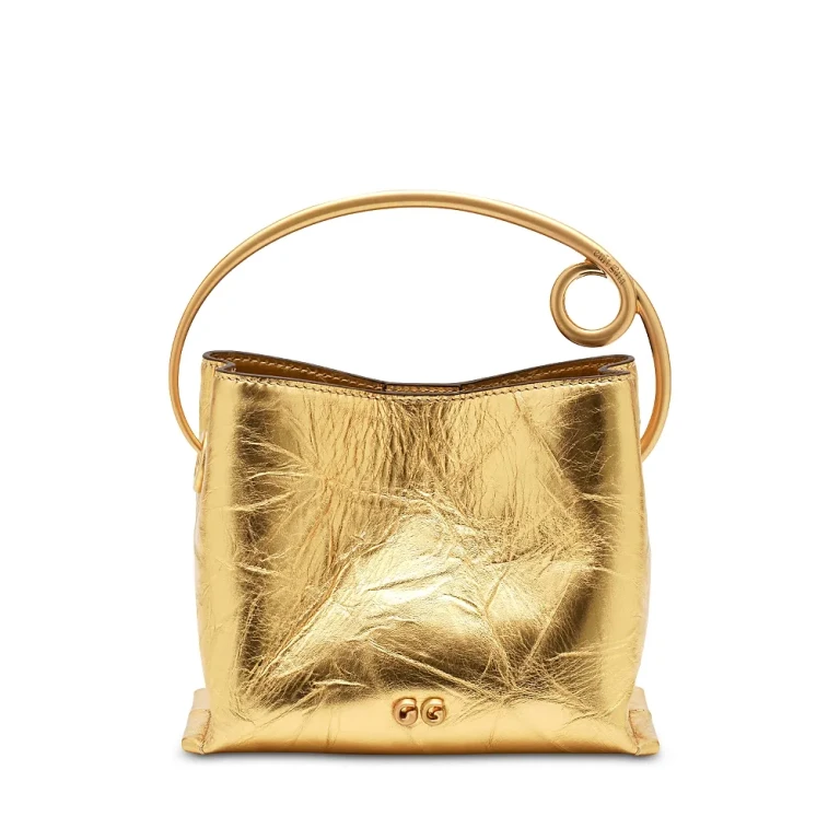 Cult Gaia Lalli Leather Top Handle Bag