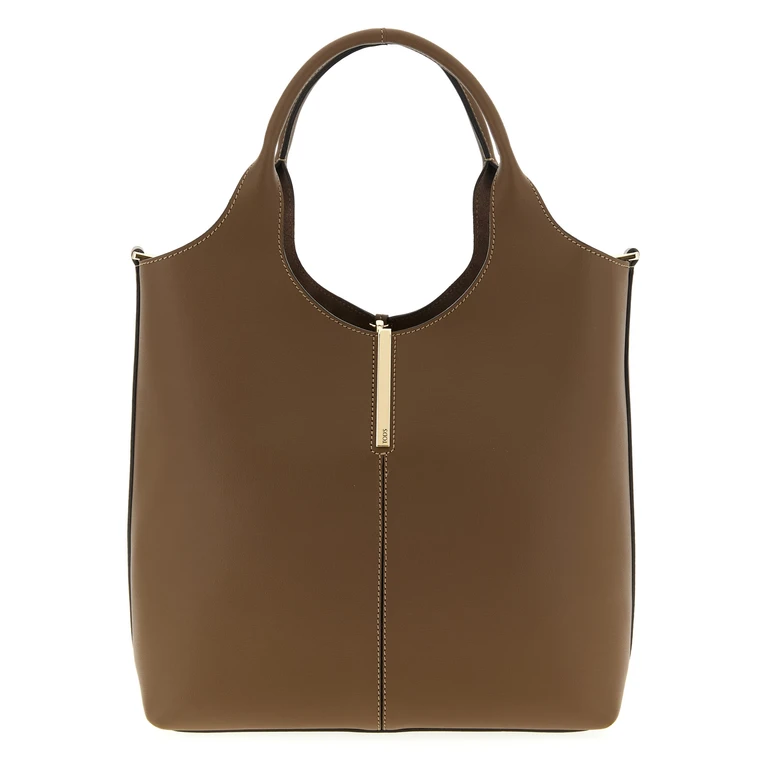 Tod's Brown Calfskin Handbag Bag - Women