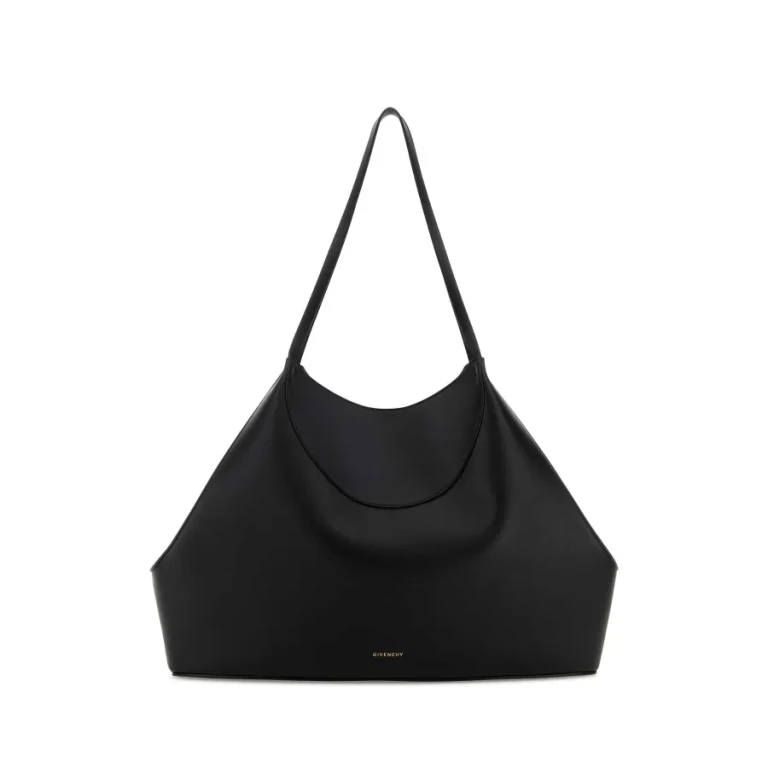 Givenchy Black Leather Medium Facet Shopping Bag