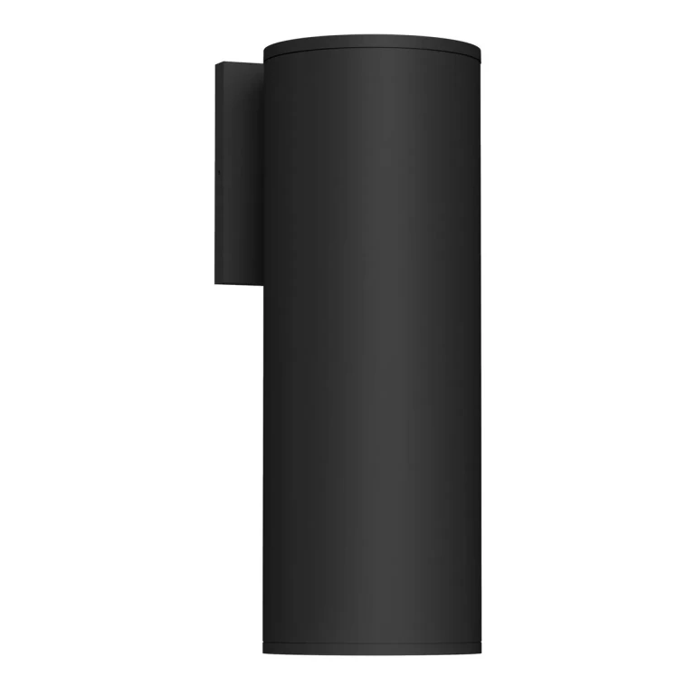 Black LED Outdoor Wall Sconce from the Lorna Collection