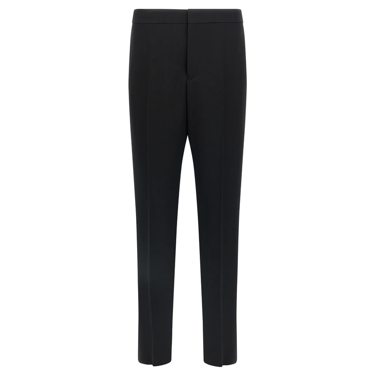 Saint Laurent Black Wool Dress Pants - Men