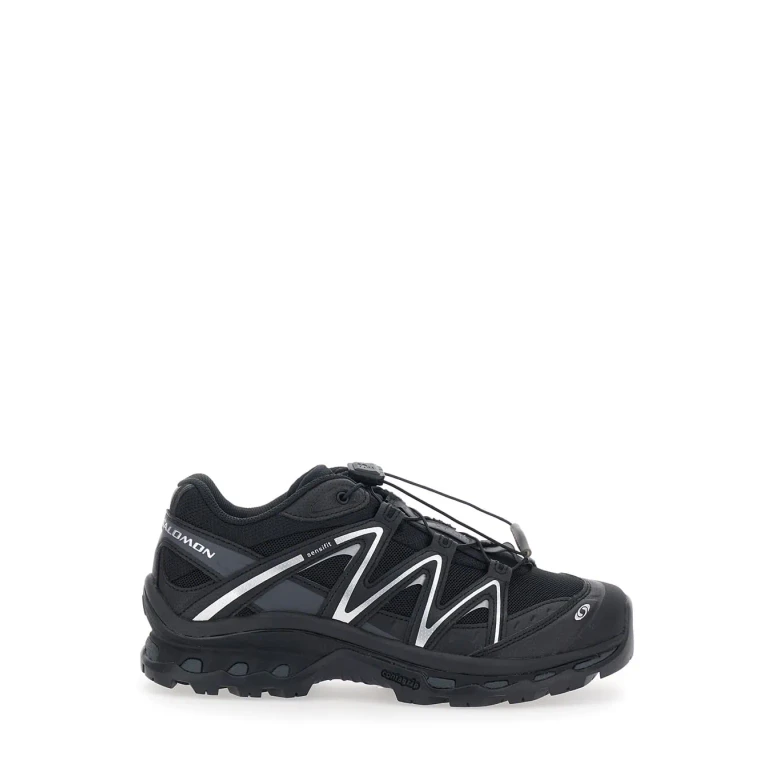 Salomon xt Quest Black Sneakers With Logo Patch On The Side And Panelled Design In Tech Fabric Unisex