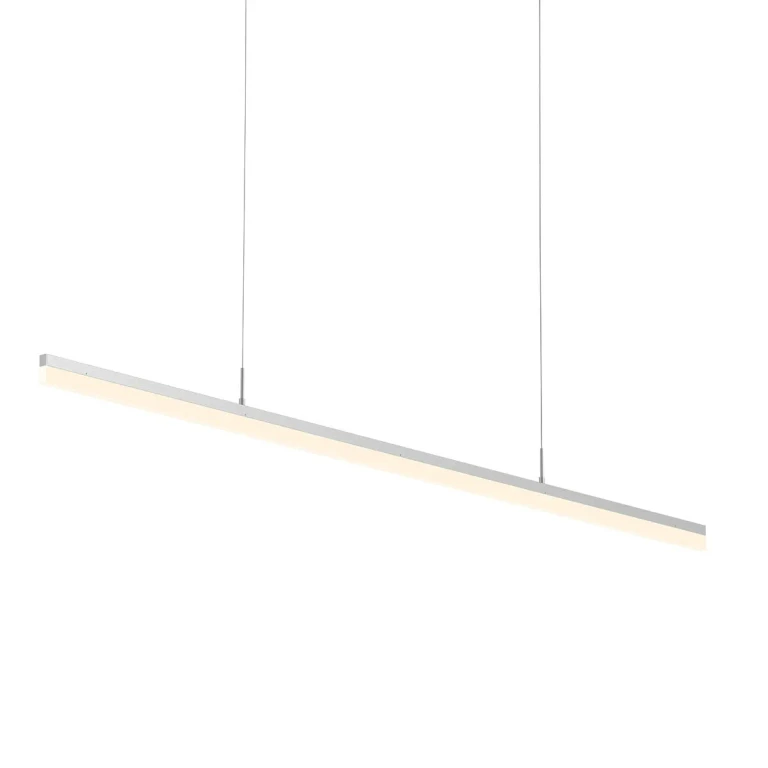 Stiletto 2" Pendant Light in Bright Satin Aluminum