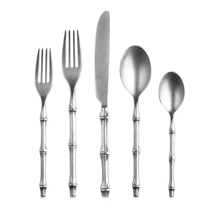 Mepra Bali Pewter 5 Piece Flatware Set