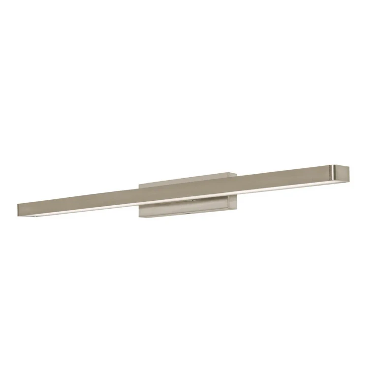 Satin Nickel LED Vanity from the Brock Collection
