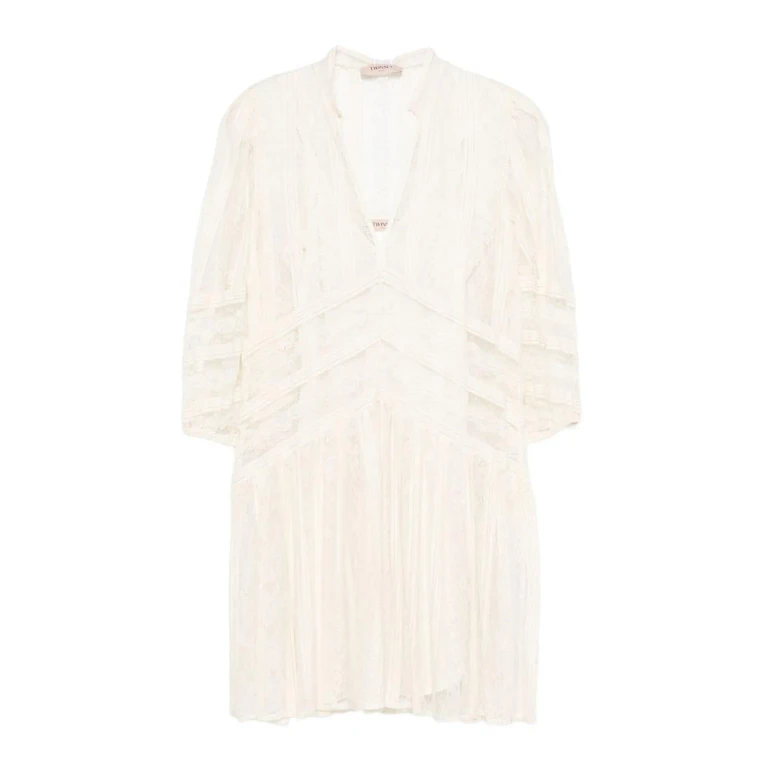 Twinset Robe Courte - Gris