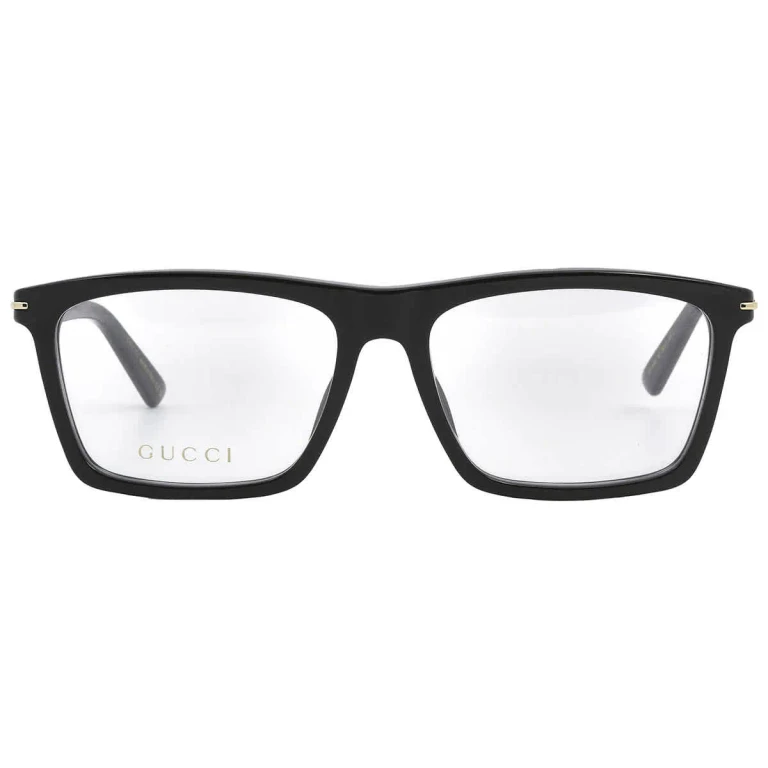 Gucci Demo Rectangular Mens Eyeglasses GG1445O 001 56