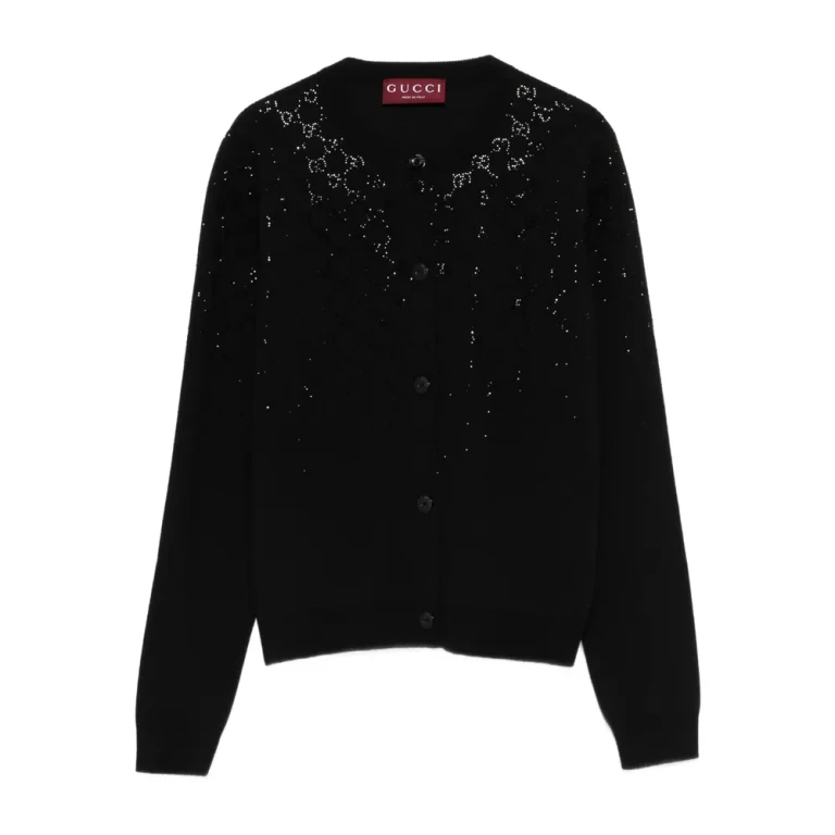 Malha Gucci com botões decorativos