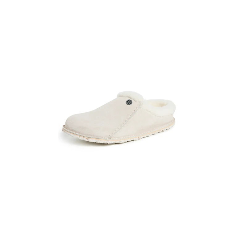 Birkenstock Zermatt Premium Shearling Clogs Antique White/Natural