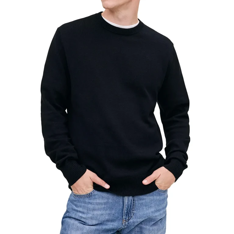 DL1961 Cotton & Cashmere Classic Crewneck Sweater