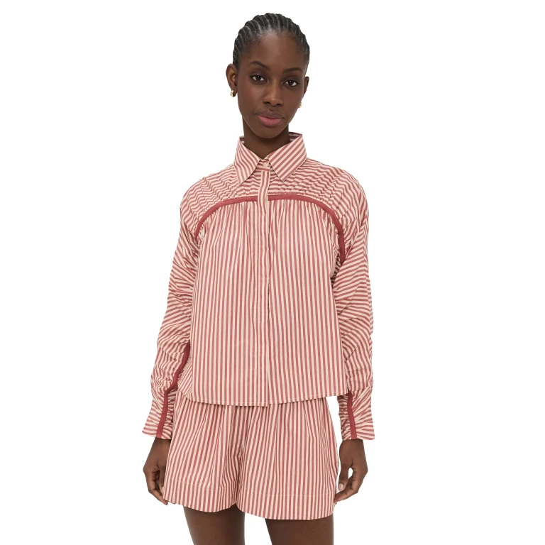 Merlette Julian Shirt Sienna Stripe L