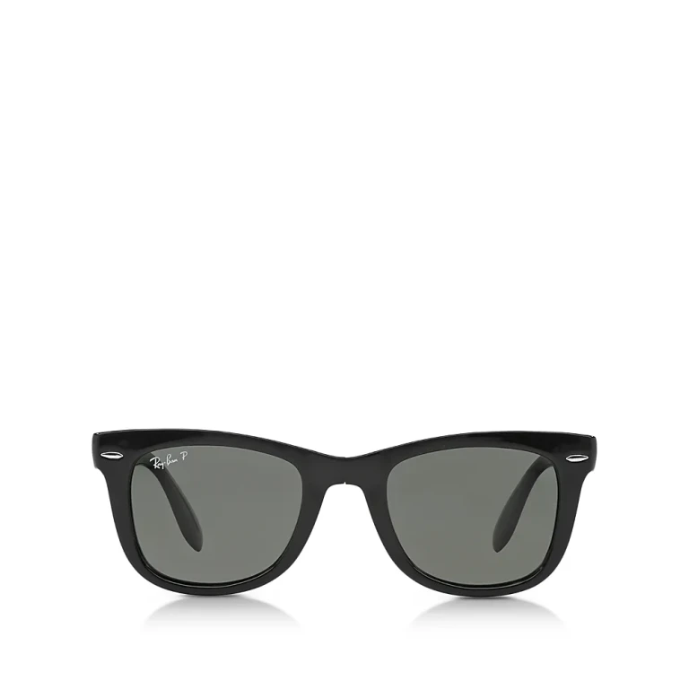 Ray-Ban Polarized Wayfarer Ease Foldable Sunglasses, 50mm