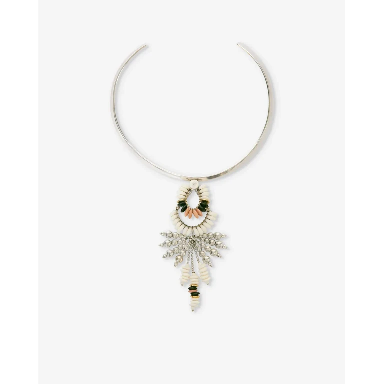 Ras Du Cou Lyna - Femme - Écru-argenté - Isabel Marant