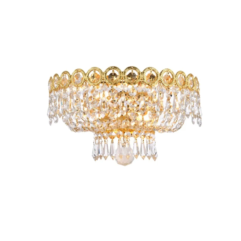 Gold Two Light Wall Sconce from the Century Collection