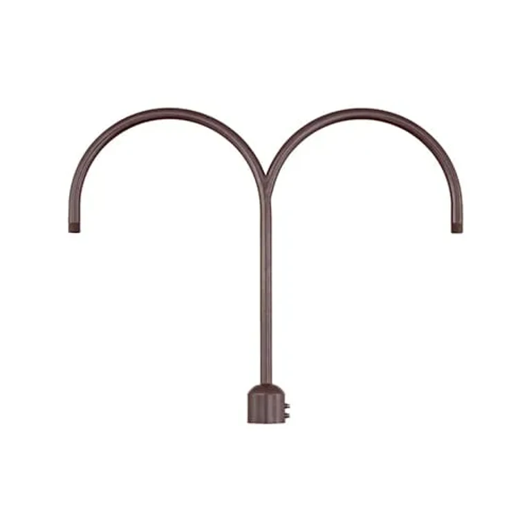 Millennium Lighting R Series Exterior 2-Light Post Adapter in Architectural Bronze