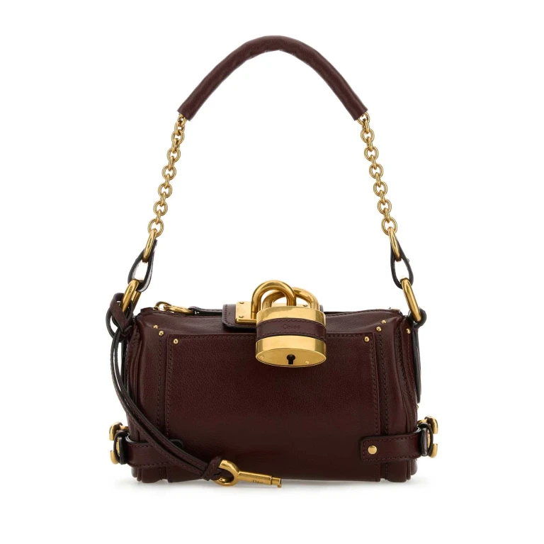 Chloé Brown Leather Small Paddington Shoulder Bag