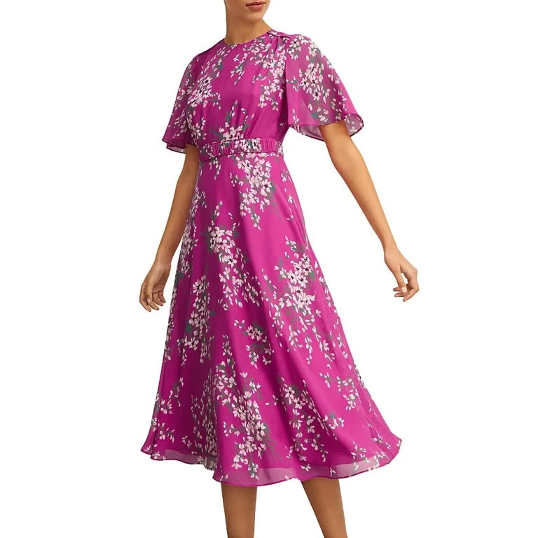 Hobbs London Bronwyn Silk Dress