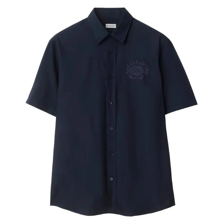 Burberry EKD Short-Sleeved Cotton Shirt