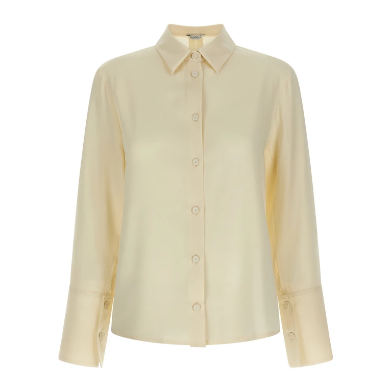 Max Mara White Silk Blouse - Women