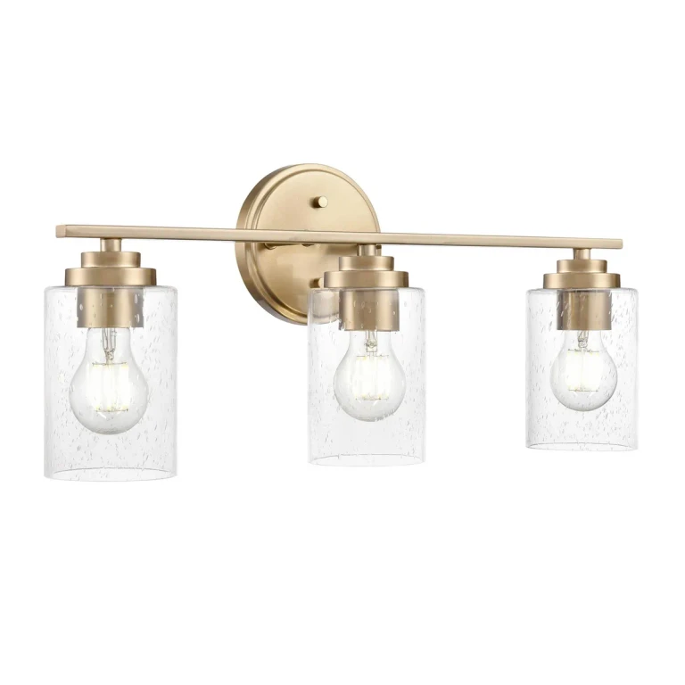 Modern Gold Bathroom Vanity Light from the Moven Collection