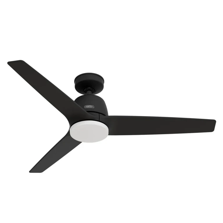 Matte Black 52" Ceiling Fan from the Malden Collection