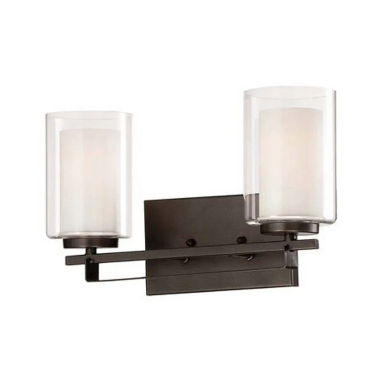 Parsons Studio 2-Light Bathroom Vanity Light in Smoked Iron
