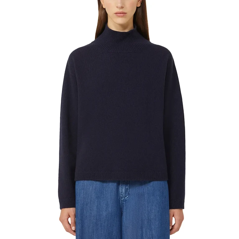 Max Mara Matteo Wool & Cashmere Mock Neck Sweater