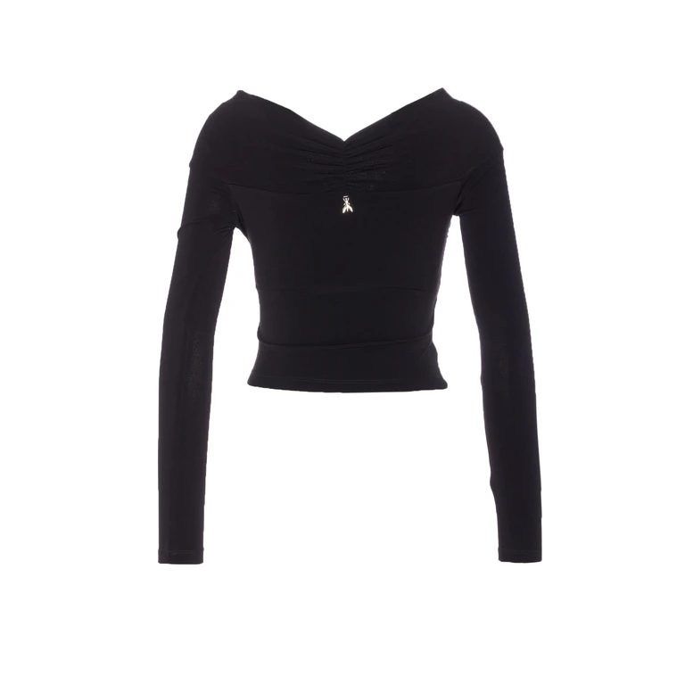 Patrizia Pepe Top Black Polyester - Women