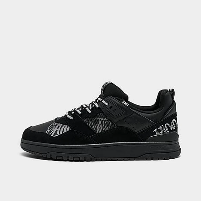 Hoodrich Men's Recon Crystal Casual Shoes in Black/White Size: 8.0