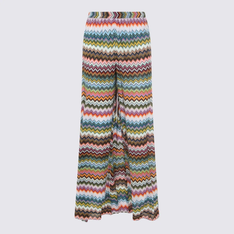 Missoni Trousers Multi/dark Base _vi Me - Women
