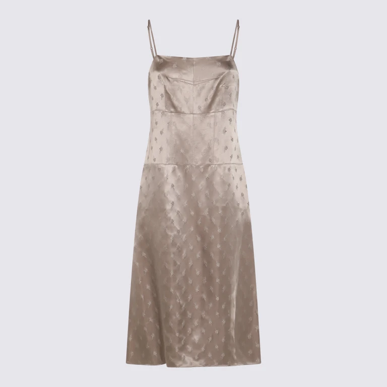 Fendi Beige Silk Dress