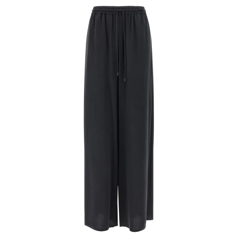 Max Mara Wide-leg Washed Silk Trousers