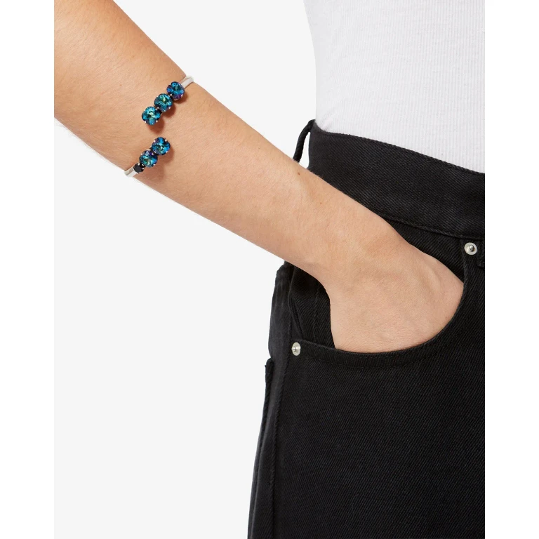 Bracelet Olga - Femme - Bleu Marine-argenté - Isabel Marant