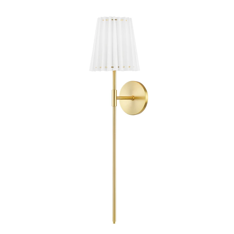 Aged Brass LED Wall Sconce from the Demi Collection