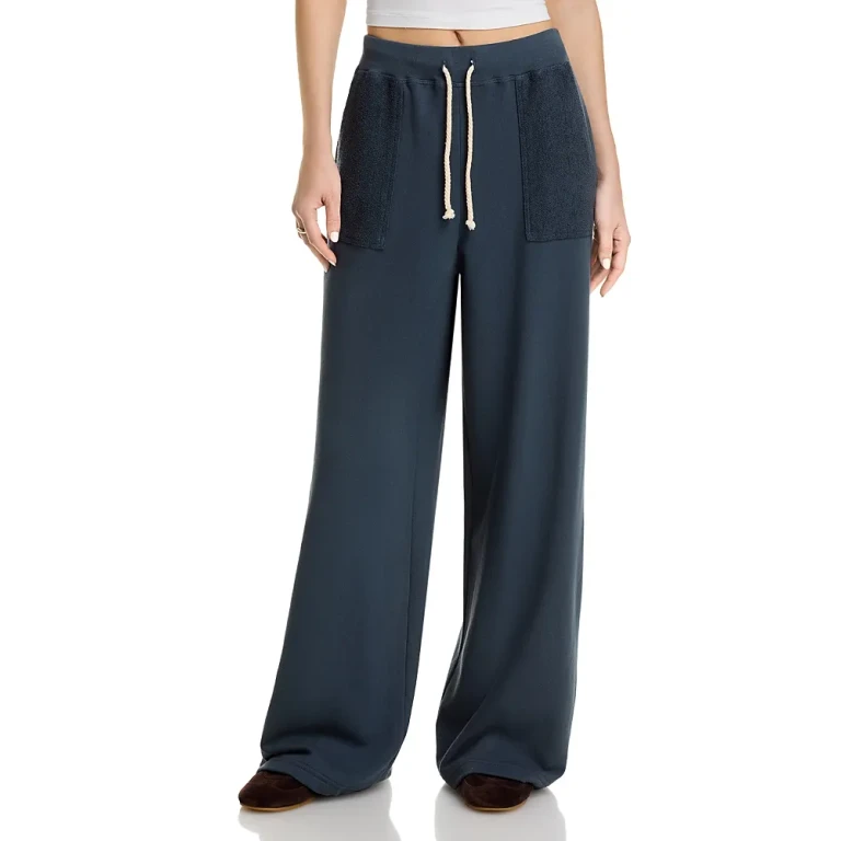 perfectwhitetee Rosanna French Terry Reverse Pocket Pants