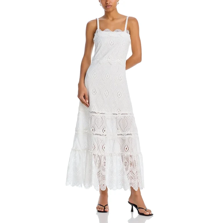 Selma Eyelet Maxi Dress