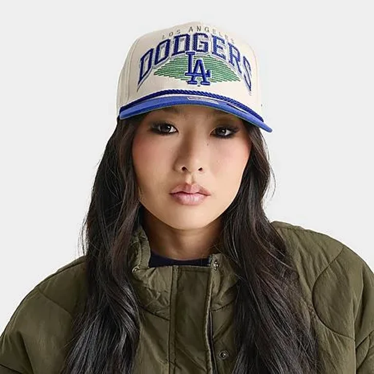 47 Brand '47 Los Angeles Dodgers MLB Pomona HITCH Snapback Hat in Natural/Royal