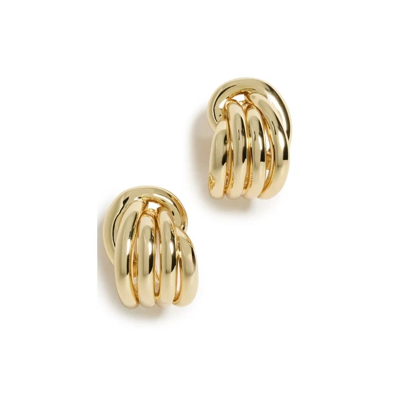 SHASHI Roux Earrings Gold One Size