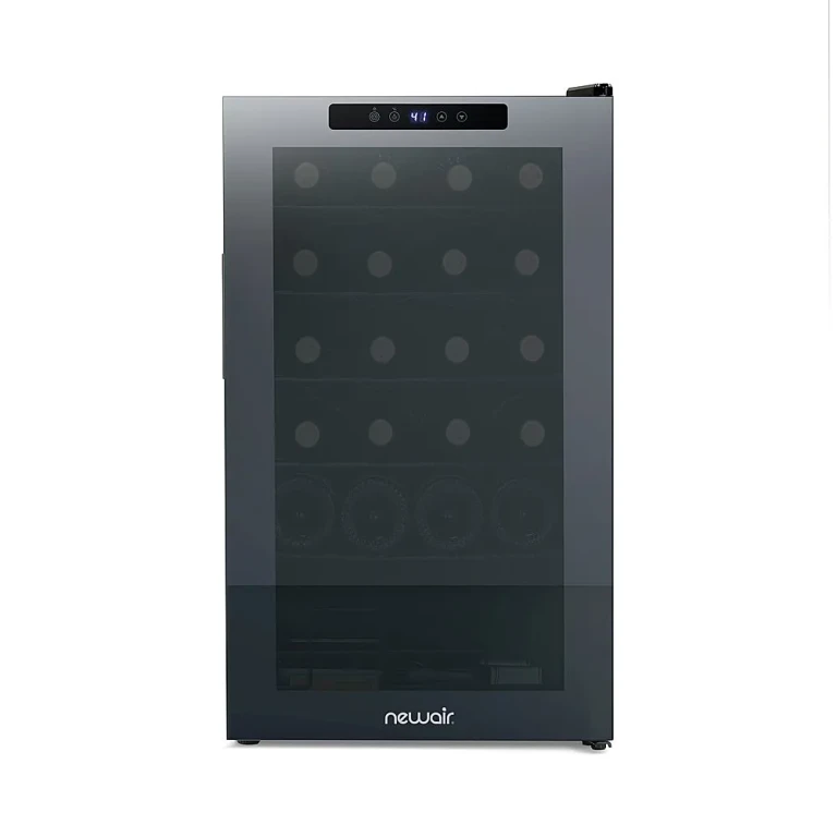 New Air Shadow Series 24 Bottle Wine Cooler Refrigerator - Black