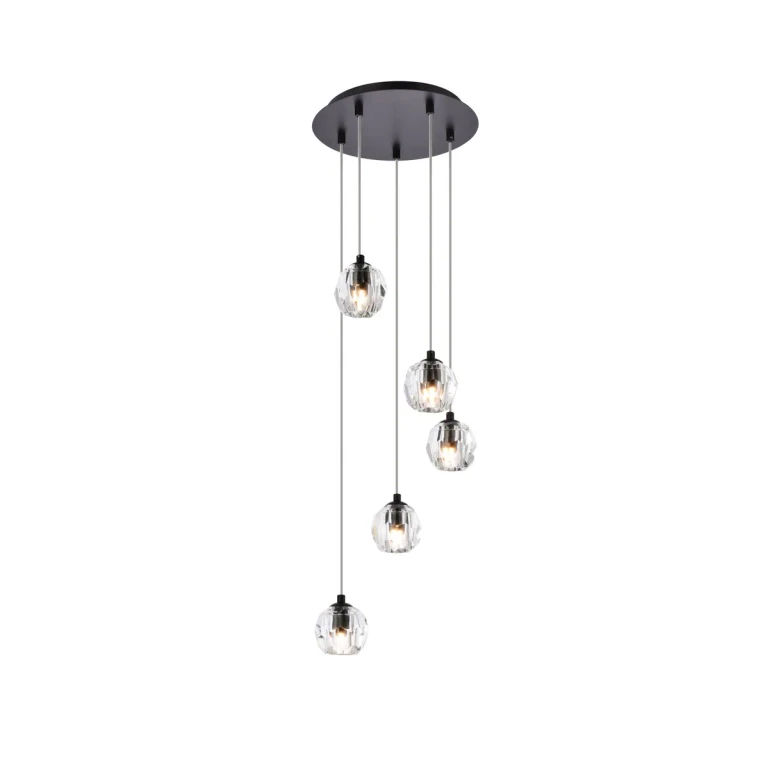 Black LED Pendant from the Eren Collection
