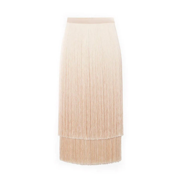 Elisabetta Franchi Jupe Midi - Beige